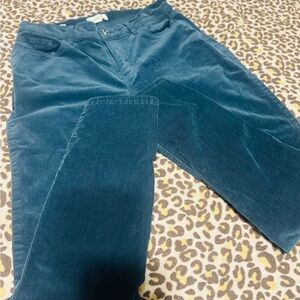 LOFT Dusty Blue Corduroy pants.